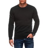 Edoti BASIC men's uniform round neck sweatshirt - black | Shoptok.si