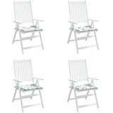  Jastuci za stolice 4 kom s uzorkom lišća 50x50x4 cm od tkanine | shoptok.hr