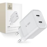 TECH-PROTECT C20W 2-PORTNI MREŽNI POLNILEC PD20W ZA TELEFONE, BEL, (21974795) | Shoptok.si