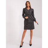 LAKERTA Dress-LK-SK-509474-1.52P-Grey-Black Cene