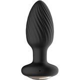 Funny Me 360 - na baterije, vodootporan, radio analni vibrator (crni) | shoptok.hr