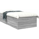  Okvir kreveta za pod Siva Sonoma 80 x 200 cm Konstruirano drvo | shoptok.hr