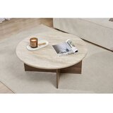Hanah home Sto za dnevnu sobu Soleil Travertine Venezia Walnut | Eponuda.com