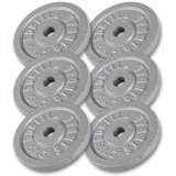 Gorilla Sports Set tegova od livenog gvožđa (6 x 5 kg) | ePonuda.com