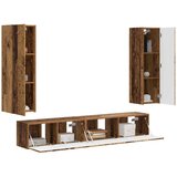  Set TV komoda 3 kom. Staro drvo | Shoptok.si