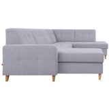 Lesnina-XXXL sedežna garnitura lars, obl. u, siva, ležišče, predal | Shoptok.si