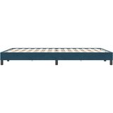 Box Spring krevet bez madracem tamnoplavi 160x220 cm samt | shoptok.hr