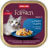 Animonda vom Feinsten Adult 32 x 85 g - Piletina i losos u želeu Cijene