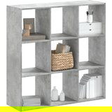vidaXL Regal za knjige boja betona 102x32x102 cm konstruirano drvo Cijene