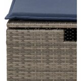  4-dijelni set vrtnih sofa od poliratana s jastucima sivi | shoptok.hr