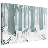  Slika - Fairy-Tale Forest (1 Part) Vertical - First Variant 90x60 Na talijanskom platnu | shoptok.hr