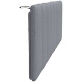 vidaXL Vzglavna stranica svetlo siva 140 cm blago | Shoptok.si