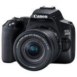 Canon Digitalni SLR fotoaparat EOS 250 D 25.80 MPix Crna 4K-Video, Bluetooth, Mobilni okretni zaslon , WiFi | Eponuda.ba