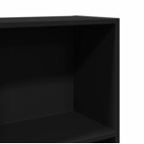  Regal za knjige crni 60x24x109 cm od konstruiranog drva | Eponuda.ba