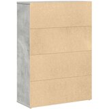 vidaXL Regal za knjige boja betona 60x24x85 cm konstruirano drvo | shoptok.hr