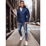DStreet Kurtka męska przejściowa pikowana ciemnoniebieska | Shoptok.si