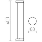 Red Design Rendl - R11171 - LED spoljašnja lampa SONET LED/7W/230V IP54 antracit | Eponuda.com