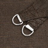  Senčno jadro 160 g/m² rjavo 2x2,5 m HDPE, (20965547) | Shoptok.si
