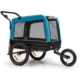 Klarfit Husky Vario 2-u-1 prikolica za psa, Plava Cijene
