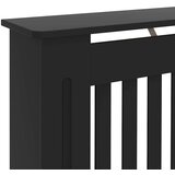 vidaXL Pokrov radiatorja 2 pcs Črna 112x19x81.5cm Konstruiran les | Shoptok.si