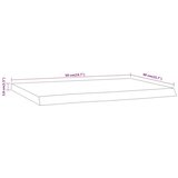 vidaXL Stenska polica 50x40x3,8 cm pravokotna akacija naraven rob | Shoptok.si