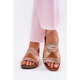 Maciejka Ladies Leather Wedge Sandals With Braiding | Eponuda.ba