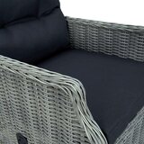 Poli 9-dijelni vrtni blagovaonski set od poliratana svjetlosivi | shoptok.hr