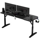 Huzaro Hero 4.6 Crni Podesivi Gaming sto 160x60cm Cene