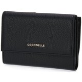 Coccinelle Torbe 001 METALLIC SOFT Črna | Shoptok.si