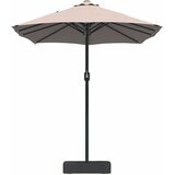  Vrtni suncobran Sivo-smeđa 385 x 209 x 244 cm Poliester i čelik | shoptok.hr