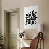  Plakat - Wake Up and Smile 40x60 Bez okvira | shoptok.hr