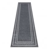 RugsX Tekač, tekač ALLURE 1960 Grški ključ, okvir - strukturna, elegantna, glamur siva 80x250 cm, (21997530) | Shoptok.si