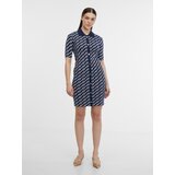 Orsay Navy Blue Women's Patterned Sweater Dress - Women's | Shoptok.si