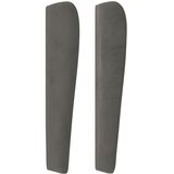  Uzglavlje s ušima tamnosivo 103x23x118/128 cm baršunasto | shoptok.hr