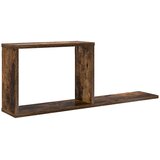 vidaXL Lebdeče police Dimljen hrast 80 x 15 x 30 cm Inženirski les, (5000306982) | Shoptok.si