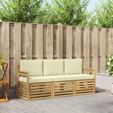  Setovi sofa 3 kom. Bijela i krem Polyester | shoptok.hr