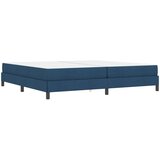Krevet s opruga kutije s madracem Plava 200 x 200 cm tkanina | Eponuda.com