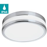 Eglo palermo plafonjera/1, led, 24w, 2100lm, ip44, prom 295, krom/bijela | shoptok.hr