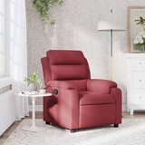  Naslonjač od tkanine crvena boja vina | shoptok.hr