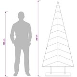  Metalno božićno drvce sa stalkom KUOPIO 210 cm Čelik Zlatno - Zlatno 210 cm | shoptok.hr