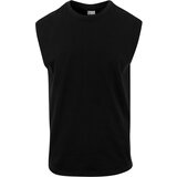 Urban Classics Black Sleeveless T-shirt with Open Edge | shoptok.hr