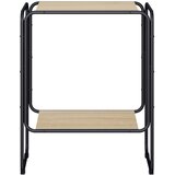  Komoda Hrast sonoma 60 x 38 x 75 cm Prerađeno drvo Slike