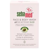 Sebamed sensitive skin face & body wash emulzija za čišćenje lica i tijela za osjetljivu kožu 1000 ml oštećena kutija | shoptok.hr