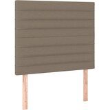 Krevet s oprugama i madracem smeđesivi 80x200 cm od tkanine | shoptok.hr