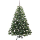 vidaXL Umjetno božićno drvce s stalakom Zelena 150 cm PE i PVC | shoptok.hr