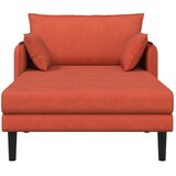  Preveliki šezlong Crvena narančasta Baršunasta tkanina - Crvena narančasta 101 cm | shoptok.hr