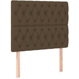 Maison Chic Posteljno vzglavje - Vzglavna omarica 2 kosa temno rjavo 100x7x78/88 cm blago, (22077766) Cene