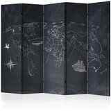  Paravan u 5 dijelova - Small travel. Large travel II [Room Dividers] 225x172 Cijene