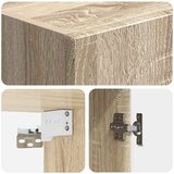  Ormar za montažu na zid Hrast sonoma 33 x 34,5 x 90 cm | Shoptok.si