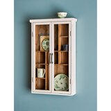 Bloomingville Bijela vitrina od masivne jele 50x80x14 cm Hazem – | shoptok.hr